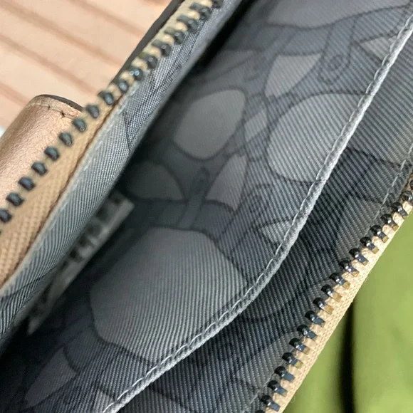 Aimee kestenberg rose gold wristlet wallet indentations see pic - Picture 9 of 9